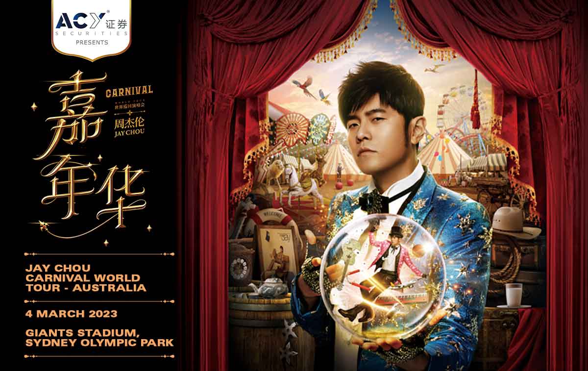 𝗧𝗜𝗖𝗞𝗘𝗧𝗦 𝗔𝗗𝗗𝗘𝗗 𝗧𝗢 𝗝𝗔𝗬 𝗖𝗛𝗢𝗨 𝗖𝗔𝗥𝗡𝗜𝗩𝗔𝗟 𝗪𝗢𝗥𝗟𝗗 𝗧𝗢𝗨𝗥 𝗔𝗨𝗦𝗧𝗥𝗔𝗟𝗜𝗔 (𝗦𝗬𝗗𝗡𝗘𝗬